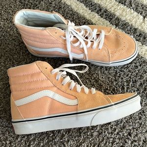 Peach High Top Vans